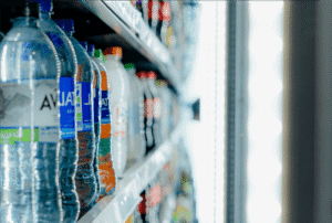 Close-up of retail beverage cans, highlighting the need for SKU-level image classification
